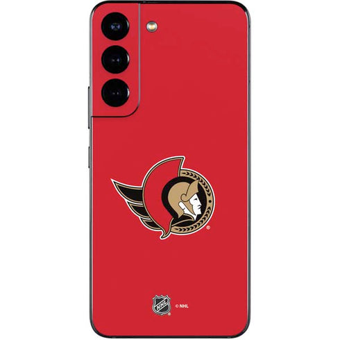 NHL Ottawa Senators Solid Background Galaxy S22 Skin